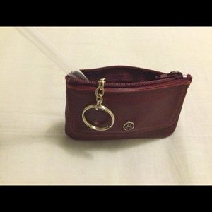 Leather key & card holder